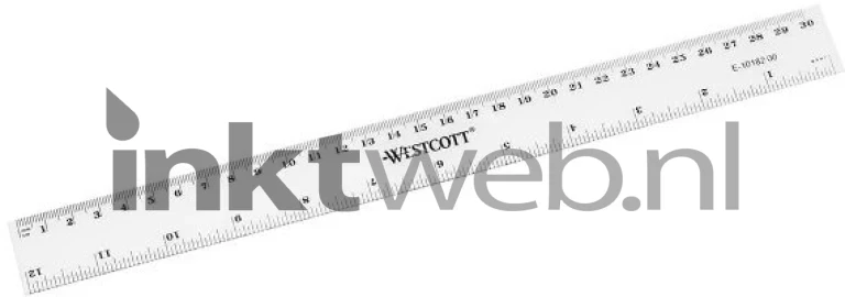 Westcott liniaal 30cm transparant