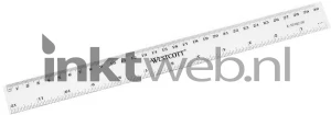 Westcott liniaal 30cm transparant (Origineel)