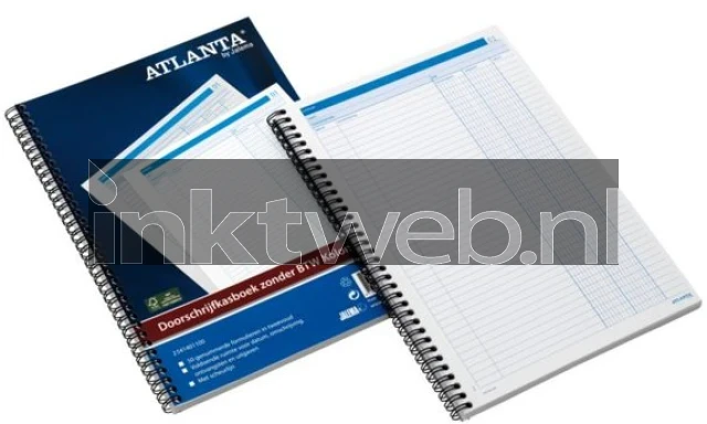 Atlanta doorschrijfkasboek A4 50 vel zonder BTW-veld