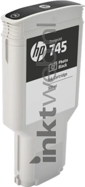 HP 745 foto zwart