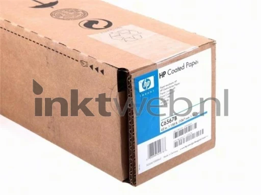 HP Coated Papier rol 42 Inch wit