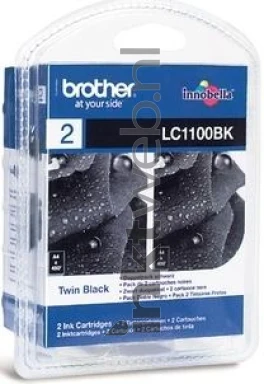 Brother LC-1100BK 2-pack zwart