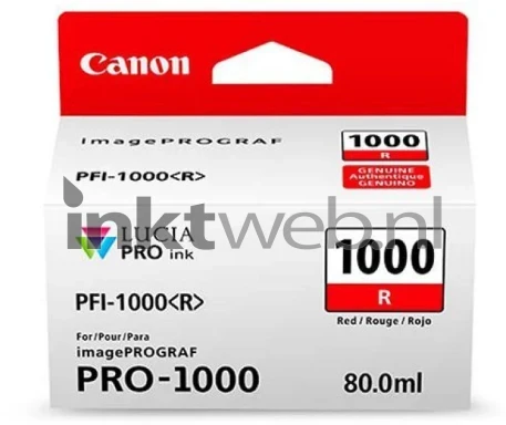 Canon PFI-1000 rood
