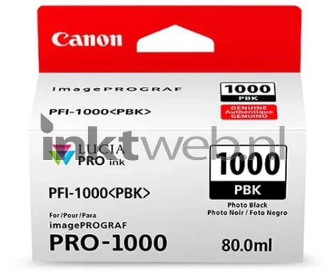 Canon PFI-1000 foto zwart