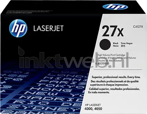 HP 27X zwart Front box