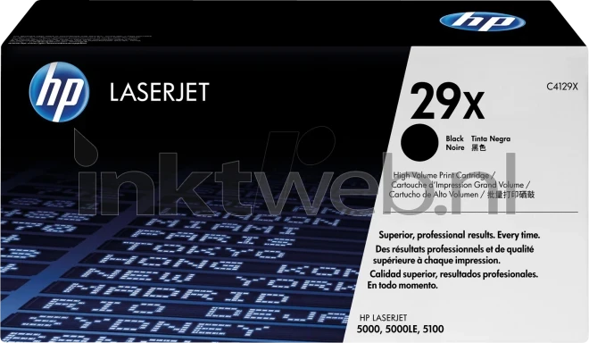 HP 29X zwart Front box