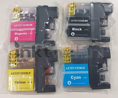 Brother LC-123 4-pack zwart en kleur Product only