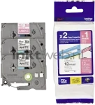 Brother TZE32M3 3-pack zwart op wit breedte 12 mm