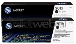 HP 201X 2-pack zwart (Origineel Hoge Capaciteit)