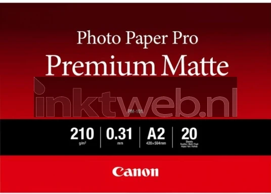 Canon PM-101 Premium fotopapier Mat | A2 | 210 gr/m² 1 stuks