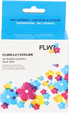 FLWR Brother LC-129XLBK zwart