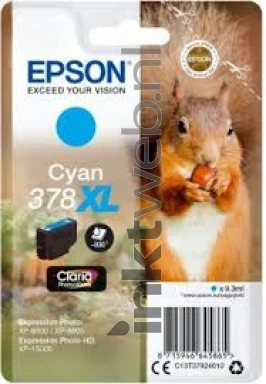 Epson 378XL cyaan