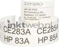 Huismerk Dymo Naambadge etiketten wit Product only