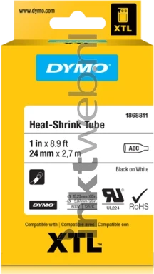Dymo 1868812 zwart op wit breedte 54 mm