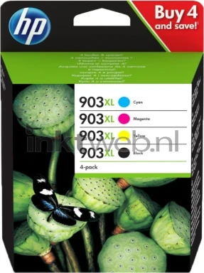 HP 903XL Multipack zwart en kleur