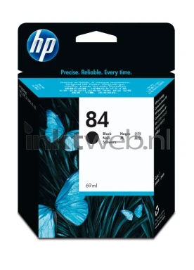 HP 84 Zwart Front box