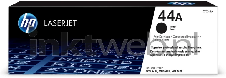 HP HP 44A zwart Front box