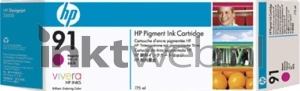 HP 91 Magenta Front box