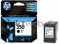 HP 350 Black Combined box and product