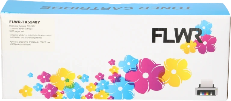 FLWR Kyocera Mita TK-5240 geel