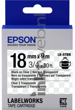 Epson LK-5TBN zwart Front box