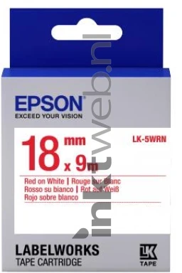 Epson LK-5WRN rood Front box