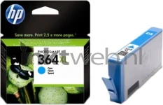 HP 364 XL Cyaan Combined box and product