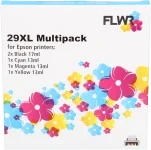 FLWR Epson 29XL Multipack zwart en kleur Front box