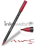Edding 1255 Kalligrafiepen karmijn rood Product only