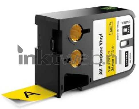 Dymo XTL 1868773 zwart op geel breedte 24 mm