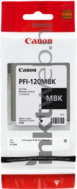 Canon PFI-120 mat zwart Front box