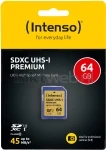 Intenso SDXC-kaart UHS-I Premium 64GB  (Origineel)