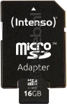 Intenso Micro SDHC kaart Class 10 16GB  (Origineel)
