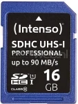 Intenso UHS-I SDHC kaart 16GB Product only