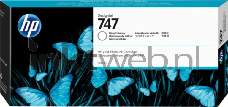 HP 747 inktcartridge glansafwerking