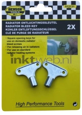 Benson Radiator Ontluchtingssleutel 2 st.