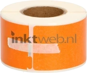 Huismerk Dymo 99010 130 labels per rol oranje Product only
