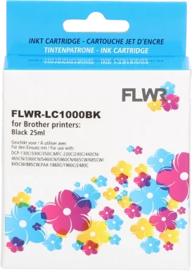 FLWR Brother LC-970BK / LC-1000BK zwart