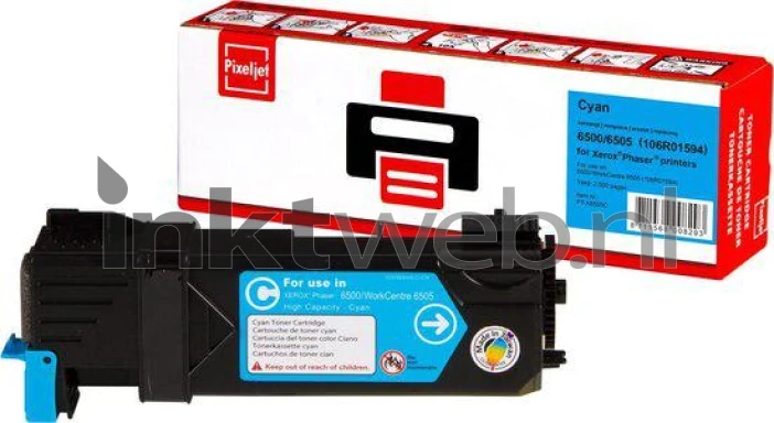 FLWR Xerox Phaser 6500 / WorkCentre 6505 (Opruiming Pixeljet!) cyaan
