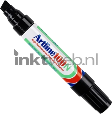 Artline Permanent marker Artline 100, beitelvormige punt 12-Pack zwart