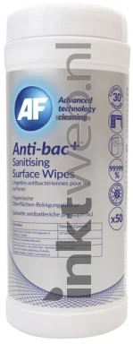 AF Anti-bacteriële doekjes dispenser (50) Front box