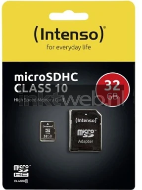 Intenso microSDHC-kaart Class 10 32GB