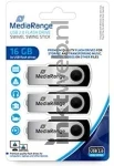 MediaRange USB flash drive 16GB 3-pack Front box