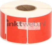 Huismerk Dymo 99012 adreslabel breed rood Product only