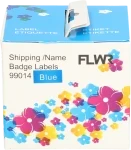 FLWR Dymo  99014 Adreslabel groot 101 mm x 54 mm  blauw Front box