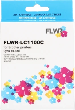 FLWR Brother LC-1100C cyaan