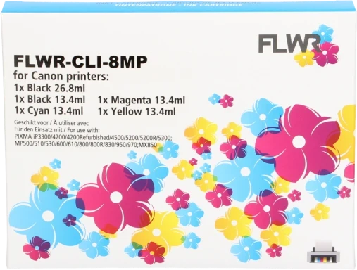 Huismerk Canon CLI-8 multipack zwart en kleur Front box