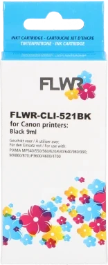 FLWR Canon CLI-521BK zwart