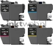 Brother LC-421 Multipack 4-pack zwart en kleur Product only