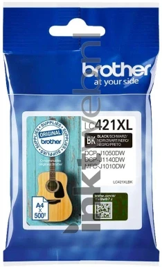 Brother LC-421XLBK zwart Front box